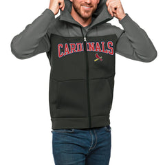 St. Louis Cardinals Antigua Wordmark Protect Full-Zip Hoodie - MLB Hoodies