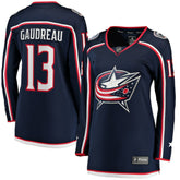 Johnny Gaudreau Columbus Blue Jackets Fanatics Women's Breakaway Player Jersey - NHL Jerseys