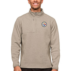 Pittsburgh Steelers Antigua Course Quarter-Zip Pullover Top | NFL Sale
