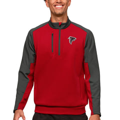 Atlanta Falcons Antigua Team Quarter-Zip Pullover Top | NFL US