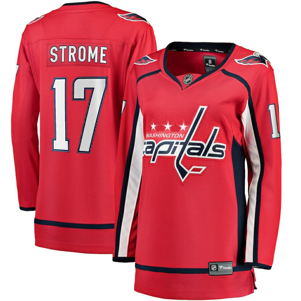 Dylan Strome Washington Capitals Fanatics Women's Home Breakaway Player Jersey - NHL Jerseys