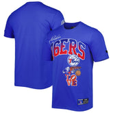 Royal Philadelphia 76ers Pro Standard Hometown Chenille T-Shirt | NBA