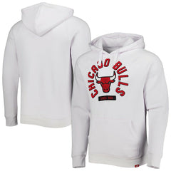 White Chicago Bulls Sportiqe Unisex Athos Olson Tri-Blend Pullover Hoodie | NBA