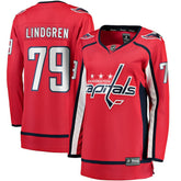 Charlie Lindgren Washington Capitals Fanatics Women's Home Breakaway Player Jersey - NHL Jerseys