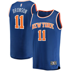 Blue Jalen Brunson New York Knicks Fast Break Replica Jersey | NBA