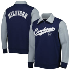 Dallas Cowboys Tommy Hilfiger Aiden Quarter-Zip Sweatshirt | NFL Outlet