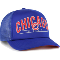 Chicago Cubs '47 Backhaul Foam Trucker Snapback Hat - MLB Hats