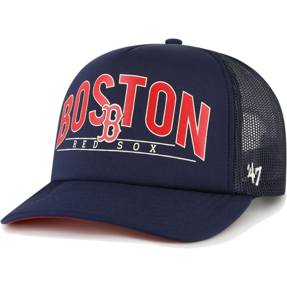 Boston Red Sox '47 Backhaul Foam Trucker Snapback Hat - MLB Hats
