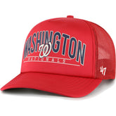 Washington Nationals '47 Backhaul Foam Trucker Snapback Hat - MLB Hats