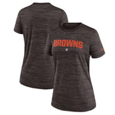 Cleveland Browns Women's Sideline Velocity Performance T-Shirt | NFL Online