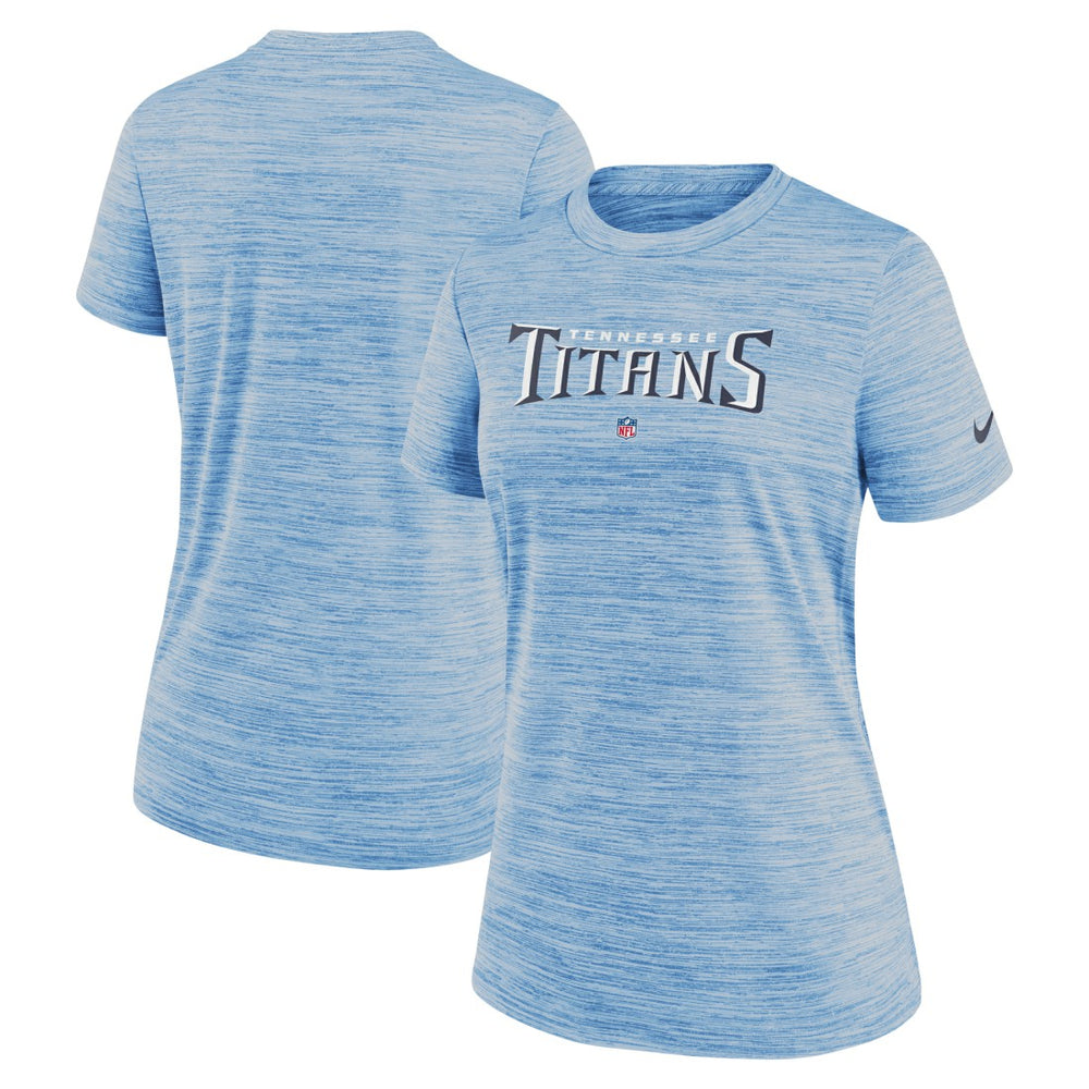 Tennessee Titans Women's Sideline Velocity Performance T-Shirt | NFL Outlet