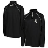 Chicago White Sox Stitches Youth Team Raglan Quarter-Zip Jacket - MLB Jackets