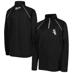 Chicago White Sox Stitches Youth Team Raglan Quarter-Zip Jacket - MLB Jackets