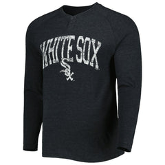 Chicago White Sox Concepts Sport Inertia Raglan Long Sleeve Henley Top - MLB Tops