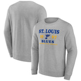 St. Louis Blues Fanatics Fierce Competitor Pullover Sweatshirt - NHL Sweatshirts