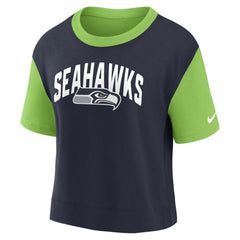 Seattle Seahawks Women's High Hip Fashion T-Shirt | NFL Hot