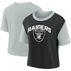 Las Vegas Raiders Women's High Hip Fashion T-Shirt | NFL New