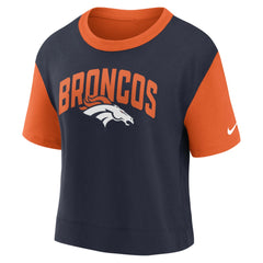 Denver Broncos Women's High Hip Fashion T-Shirt | NFL On sale