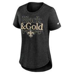 New Orleans Saints Women's Local Fashion Tri-Blend T-Shirt | NFL New