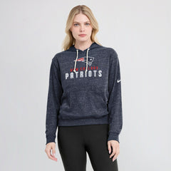 New England Patriots Women's Plus Size Gym Vintage Pullover Hoodie | NFL New