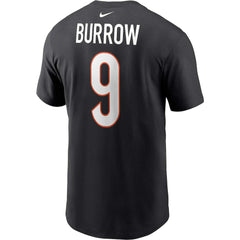 Cincinnati Bengals Joe Burrow Player Name & Number T-Shirt | NFL Outlet