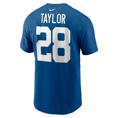 Indianapolis Colts Jonathan Taylor Player Name & Number T-Shirt | NFL Discount