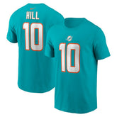 Miami Dolphins Tyreek Hill Player Name & Number T-Shirt | NFL US