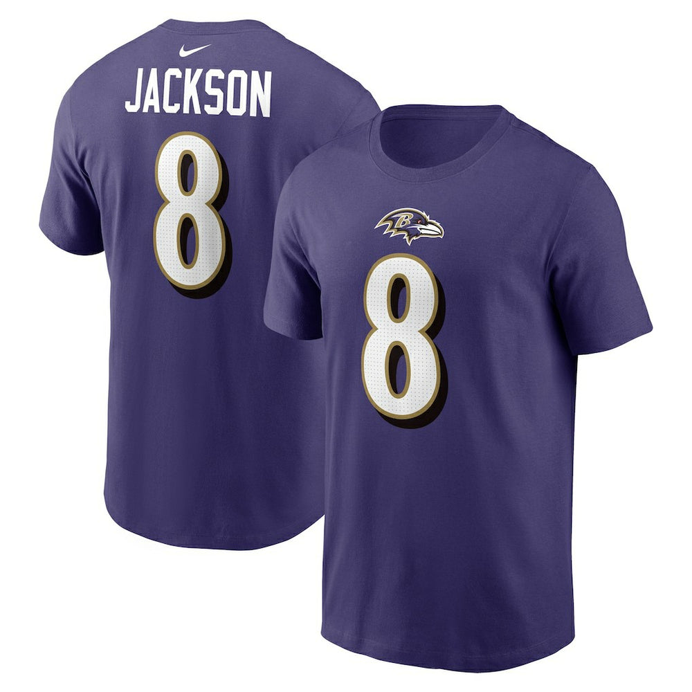 Baltimore Ravens Lamar Jackson Player Name & Number T-Shirt | NFL Online