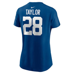 Indianapolis Colts Jonathan Taylor Women's Player Name & Number T-Shirt | NFL Sale