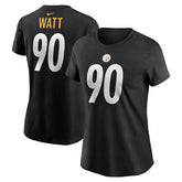 Pittsburgh Steelers T.J. Watt Women's Player Name & Number T-Shirt | NFL Near me