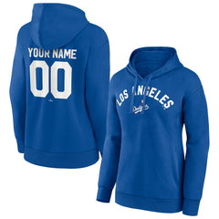 Los Angeles Dodgers Women's Personalized Cooperstown Collection Winning Streak Pullover Hoodie - MLB Hoodies