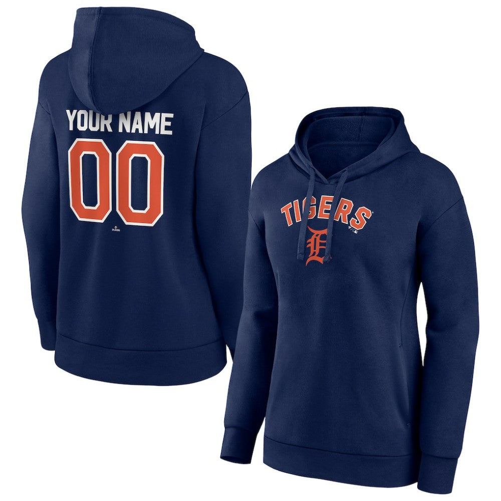 Detroit Tigers Women's Personalized Team Winning Streak Pullover Hoodie - MLB Hoodies