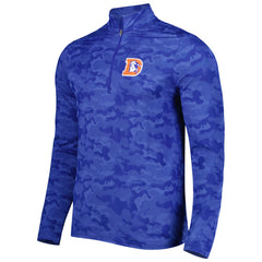Denver Broncos Antigua Brigade Throwback Quarter-Zip Top | NFL New