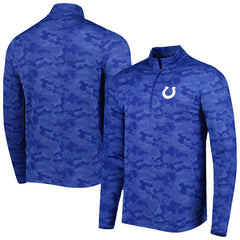 Indianapolis Colts Antigua Brigade Quarter-Zip Sweatshirt | NFL Online