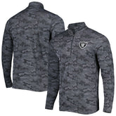 Las Vegas Raiders Antigua Brigade Quarter-Zip Sweatshirt | NFL Hot