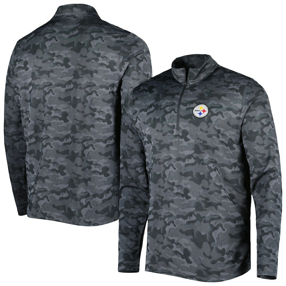 Pittsburgh Steelers Antigua Brigade Quarter-Zip Sweatshirt | NFL Near me
