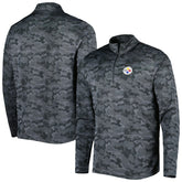 Pittsburgh Steelers Antigua Brigade Quarter-Zip Sweatshirt | NFL Near me