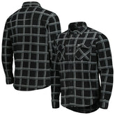 Las Vegas Raiders Antigua Industry Flannel Button-Up Shirt Jacket | NFL US