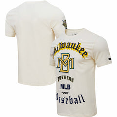 Milwaukee Brewers Pro Standard Cooperstown Collection Old English T-Shirt - MLB T-shirts