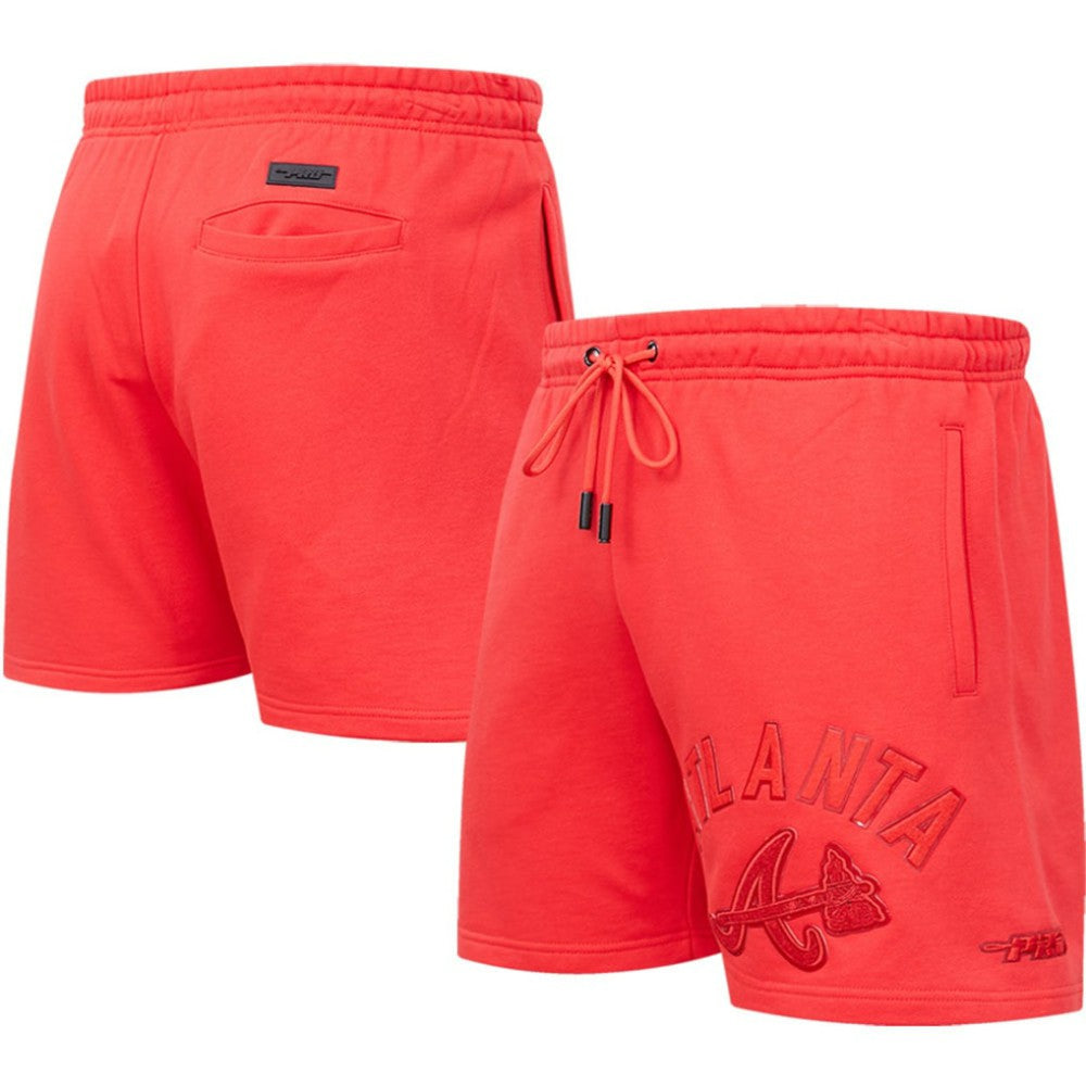 Atlanta Braves Pro Standard Triple Red Classic Shorts - MLB Shorts