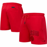 Chicago Cubs Pro Standard Triple Red Classic Shorts - MLB Shorts