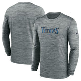 Tennessee Titans Sideline Team Velocity Performance Long Sleeve T-Shirt | NFL Near me