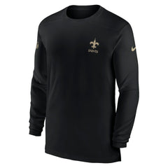 New Orleans Saints Sideline Coach Performance Long Sleeve T-Shirt | NFL On sale