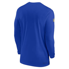 Los Angeles Rams Sideline Coach Performance Long Sleeve T-Shirt | NFL Discount