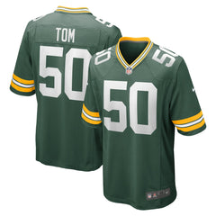 Green Bay Packers Zach Tom Game Player Jersey | NFL Online
