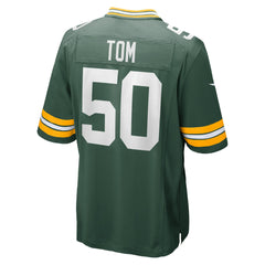Green Bay Packers Zach Tom Game Player Jersey | NFL Online