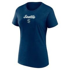 Seattle Kraken Fanatics Women's Script T-Shirt & Shorts Set - NHL Shorts