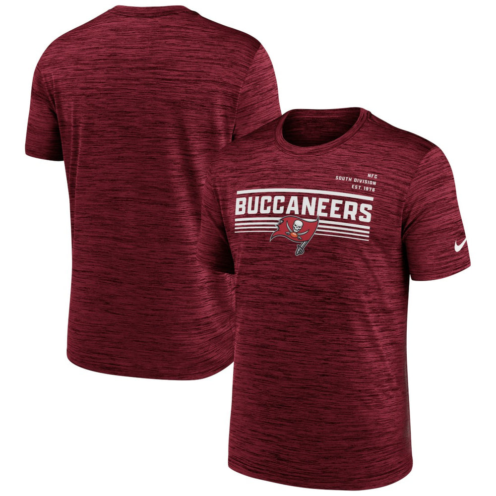 Tampa Bay Buccaneers Yardline Velocity Performance T-Shirt | NFL Sale