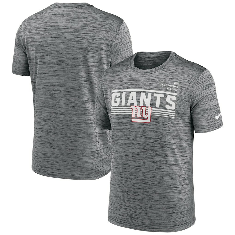 New York Giants Yardline Velocity Performance T-Shirt | NFL Sale