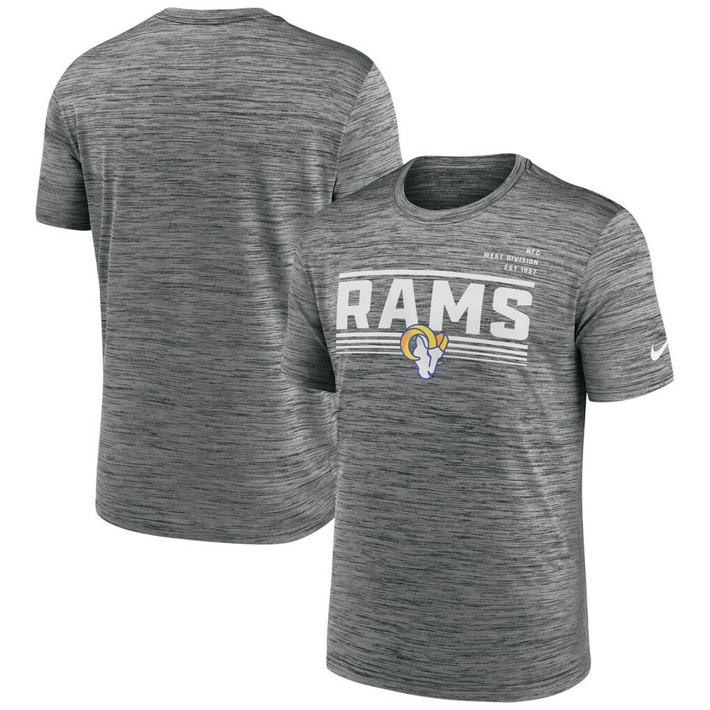 Los Angeles Rams Yardline Velocity Performance T-Shirt | NFL Sale